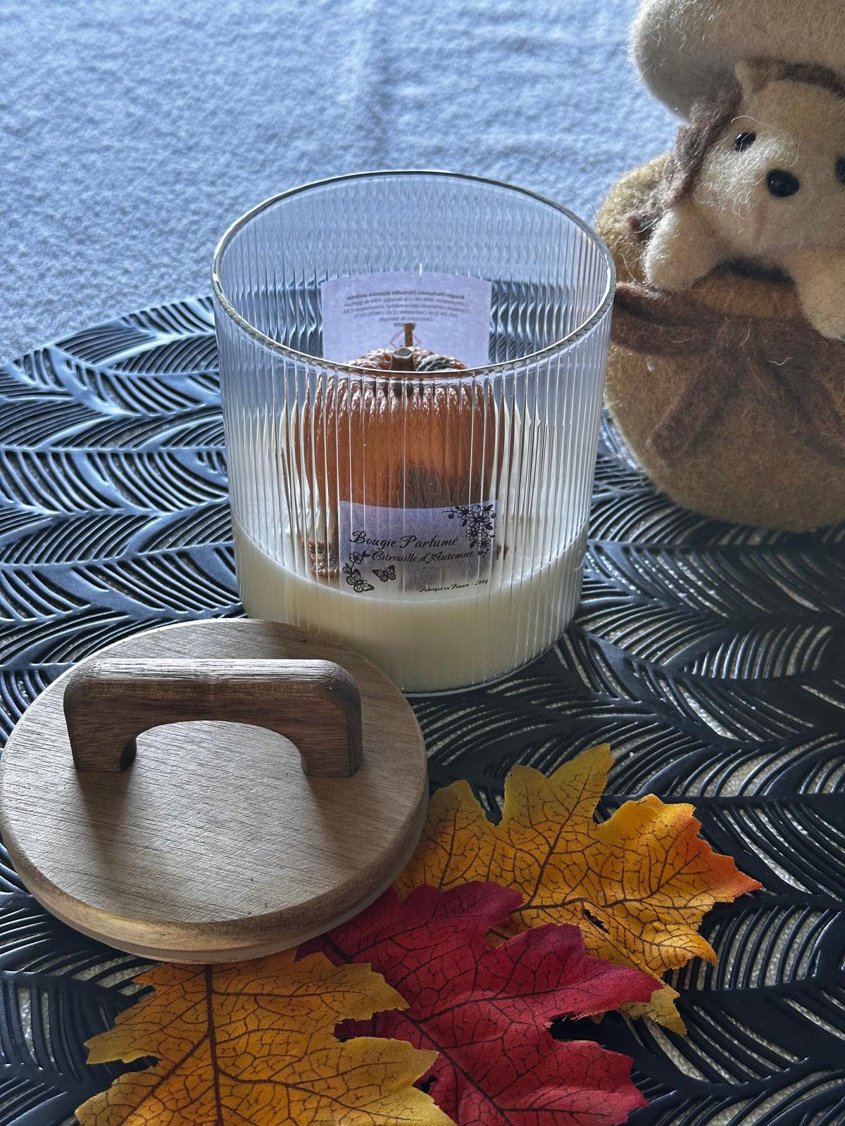 Bougie Parfumée – Citrouille d’Automne