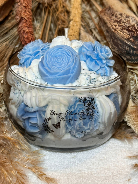 Bougie Chantilly - Nuage en Fleur