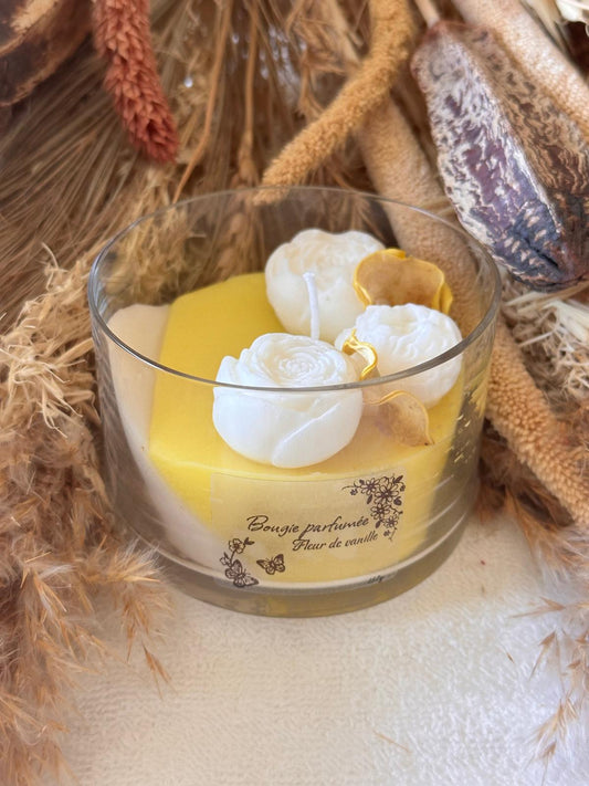 Bougie Parfumée – Fleur de Vanille