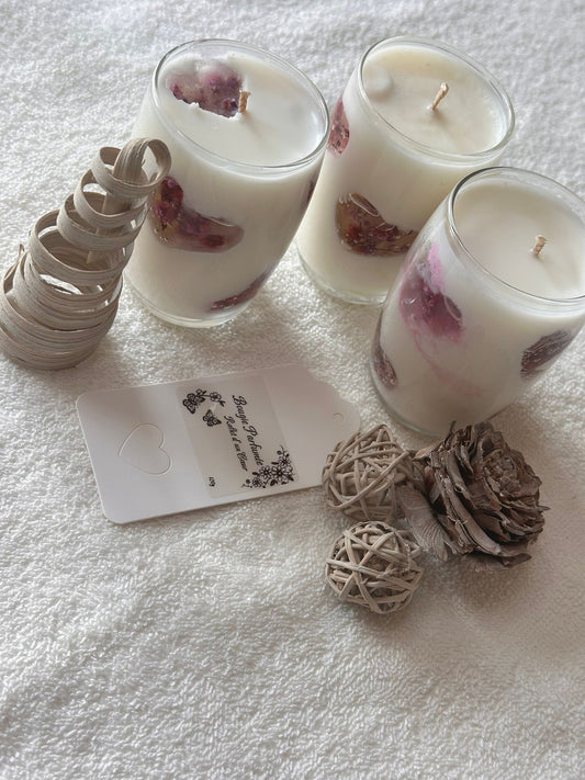 Reflet d'un Coeur– Bougie parfumée Bois de Rose