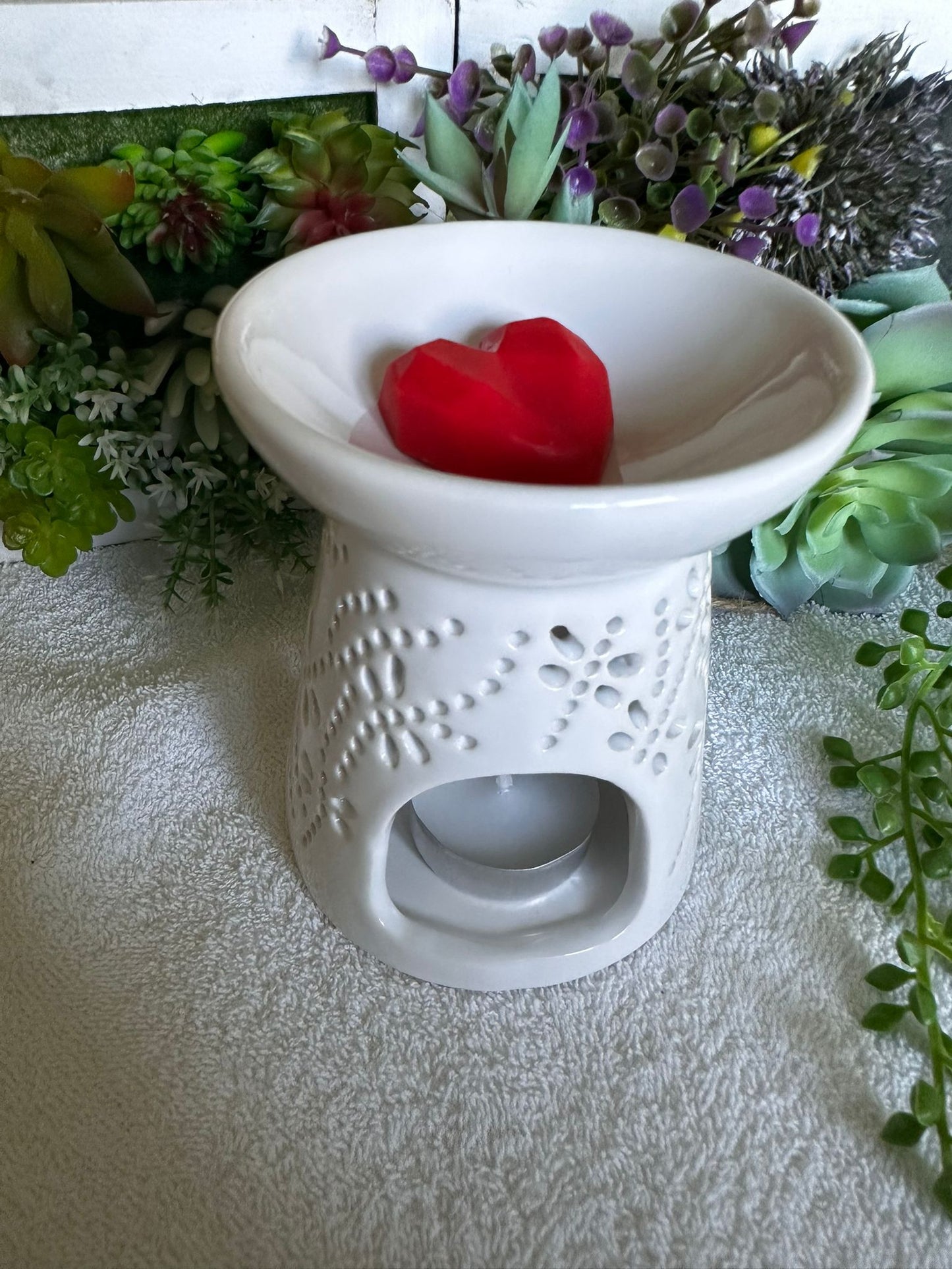 Brûleur en céramique – Motif libellule