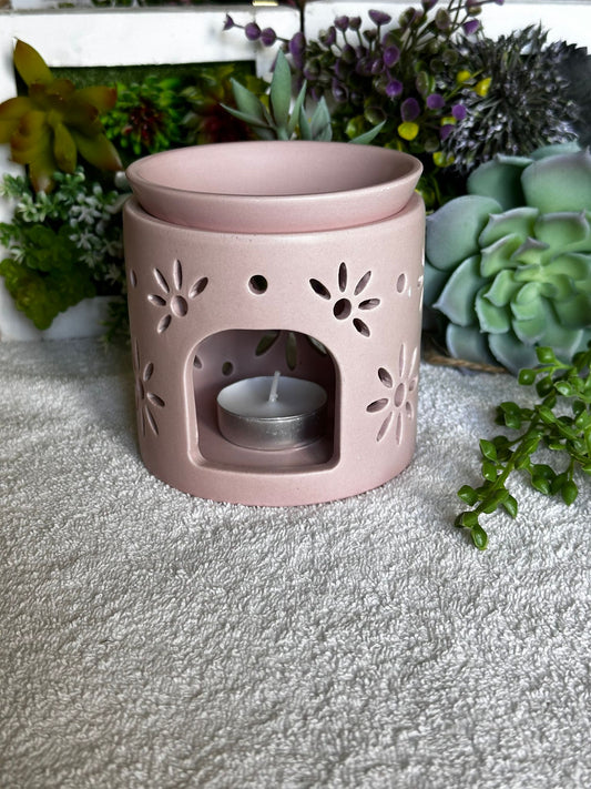 Brûleur en céramique – Motif floral