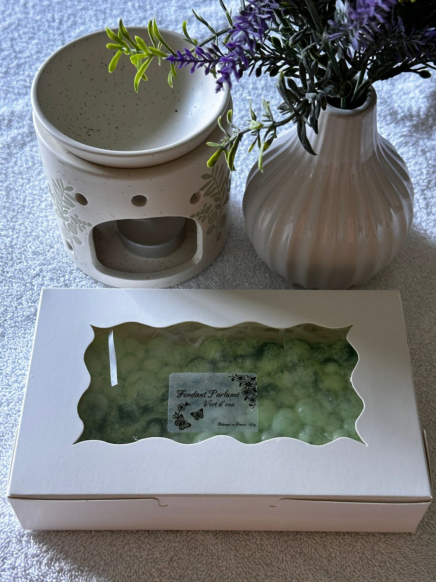 Fondant parfumée – Vert d'eau – 85 g