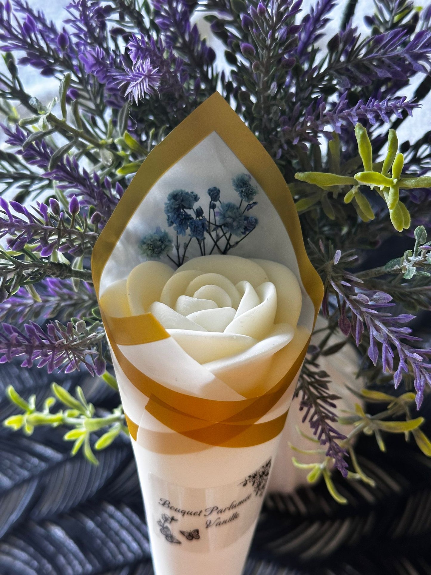 Fleur parfumé – Rose blanche Vanille