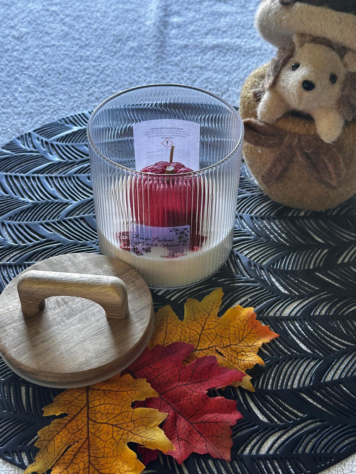 Bougie Parfumée – Citrouille d’Automne