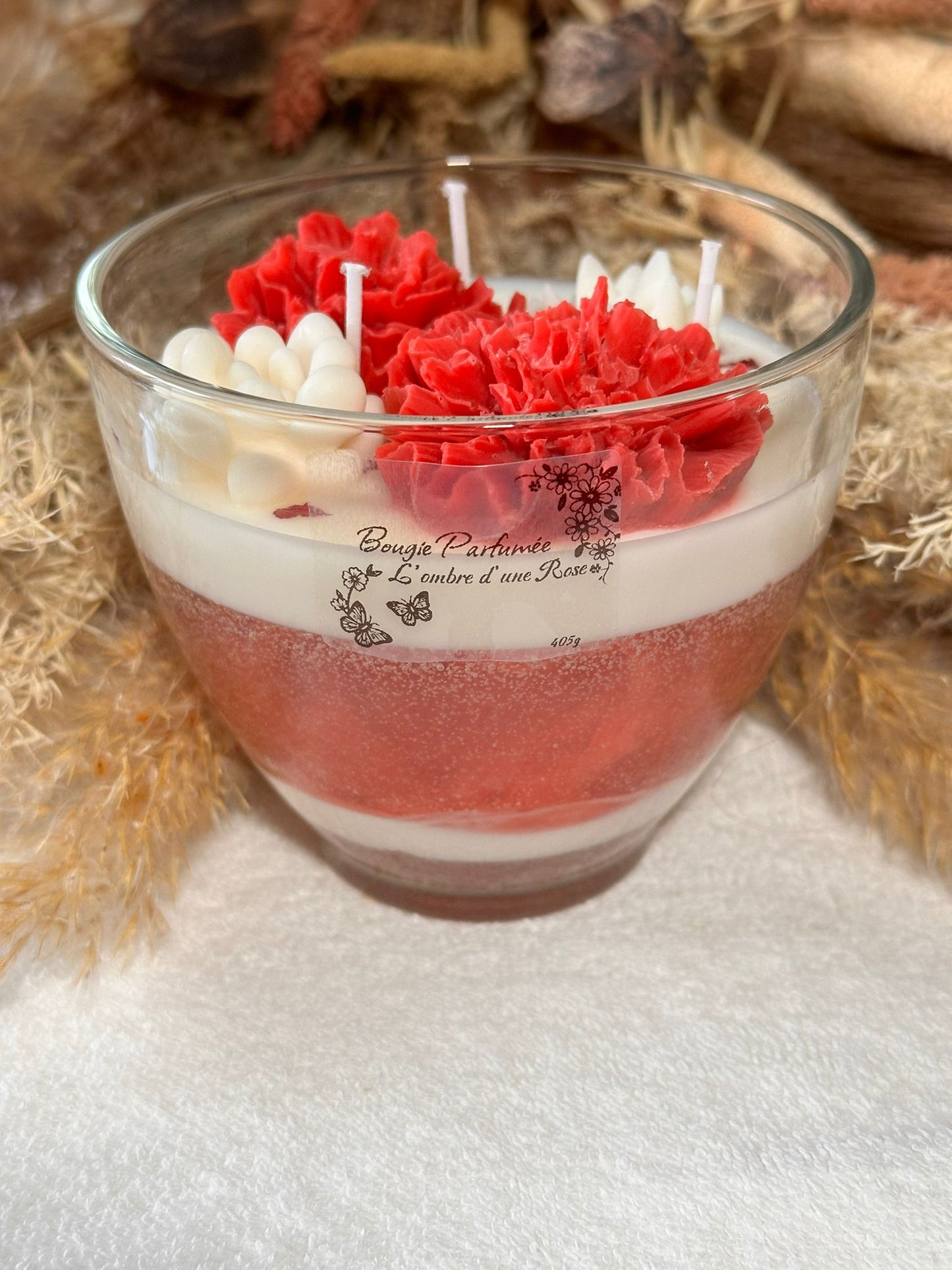 Bougie Parfumée – L’Ombre d’une Rose